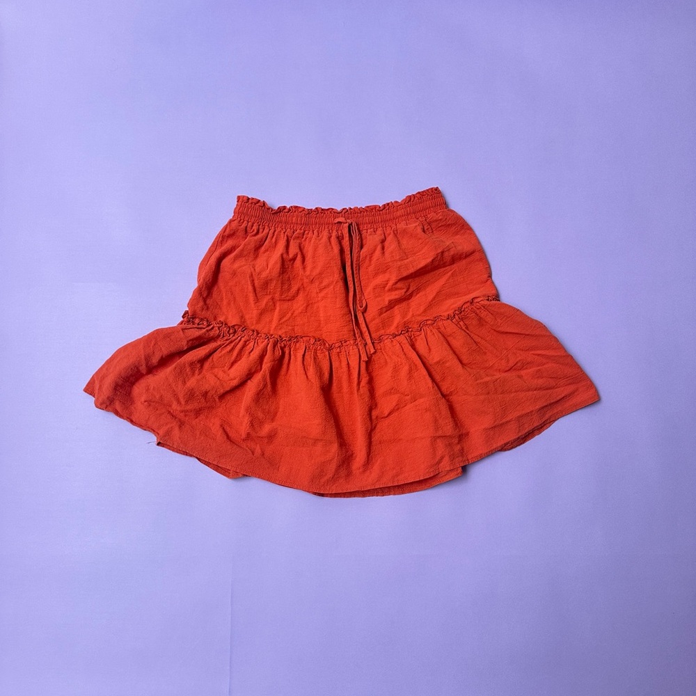 Women's Orange Skirt